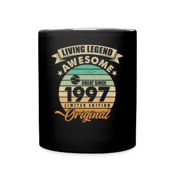 1997 Birthday Retro Orginal - Full Colour Mug - black - Front