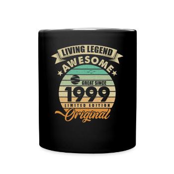 1999 Birthday Retro Orginal - Full Colour Mug - black - Front