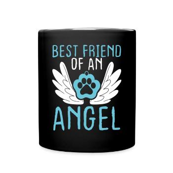 Cat Loss of Pet Friend Cat Grief Remembrance - Tasse einfarbig - Schwarz - Vorne