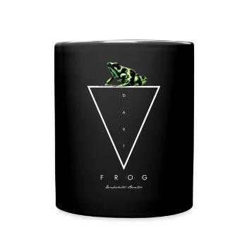 Grenouille à fléchettes empoisonnées vertes et noires Dendrobates Auratus - Mug uni - noir - Devant