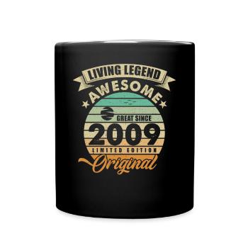 2009 Birthday - Full Colour Mug - black - Front
