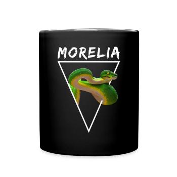 Green Tree Python Morelia Viridis Snake Owner - Full Colour Mug - black - Front