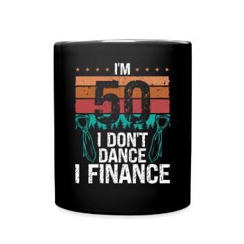 40 Year Old Fathers Day Papa 40 Birthday for Dad - Tasse einfarbig - Schwarz - Vorne