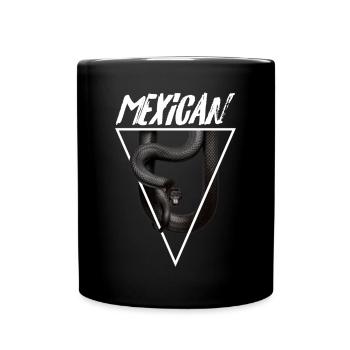 Propriétaire mexicain de reptiles Black Kingsnake - Mug uni - noir - Devant