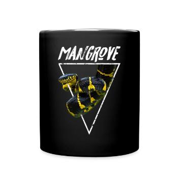 Serpent de mangrove Gardien de serpent venimeux - Mug uni - noir - Devant