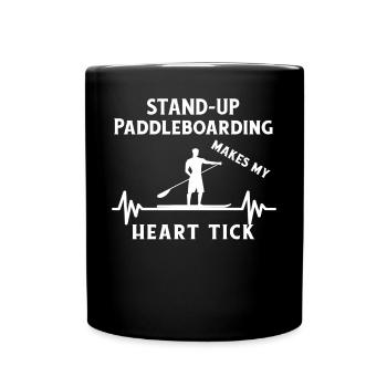 SUP paddle paddle Stand Up Paddle Surf - Mug uni - noir - Devant