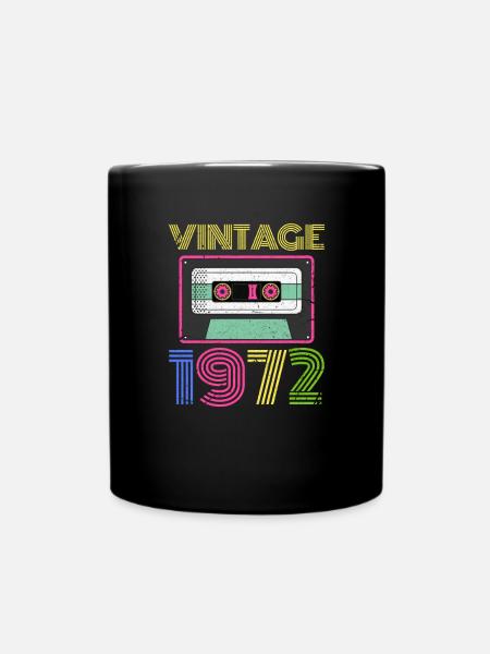 1972 - Tasse einfarbig - Schwarz