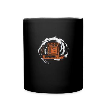 Whisky de cigare - Mug uni - noir - Devant