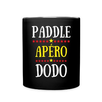 paddle apéro dodo - Mug uni - noir - Devant
