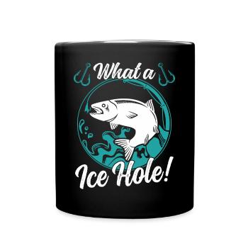 Nice Eisloch - Tasse einfarbig - Schwarz - Vorne