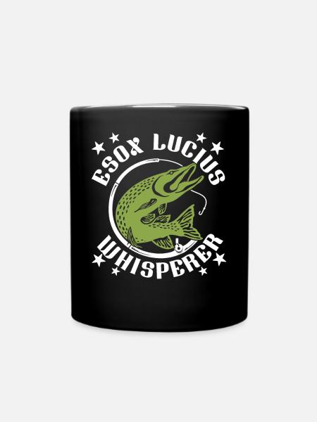 Pêche au brochet - Mug uni - noir