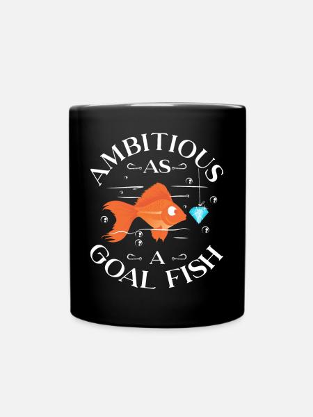 Goal fisch - Tasse einfarbig - Schwarz