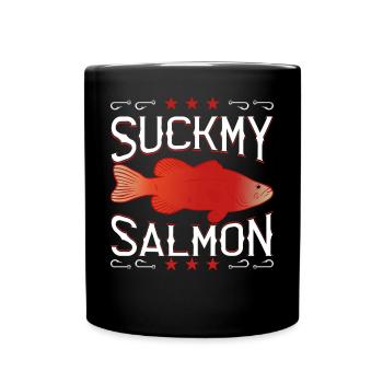 Sockeye Salmon's Pun - Full Colour Mug - black - Front