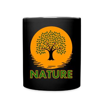 Amoureux de la nature Environnement Conservationnistes Idée cadeau - Mug uni - noir - Devant