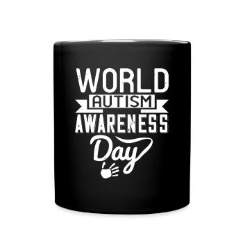 Journée mondiale de sensibilisation à l’autisme - Mug uni - noir - Devant