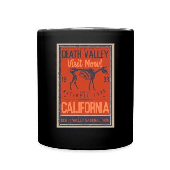 Vintage Death Valley National Park Retro US - Full Colour Mug - black - Front