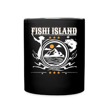 Pêche aux Fidji - Mug uni - noir - Devant