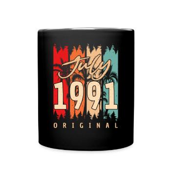 July 1991 Gift idea - Full Colour Mug - black - Front