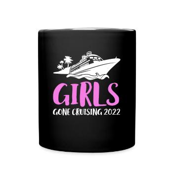 Girls Gone Cruise 2022 Cadeau Chemise - Mug uni - noir - Devant