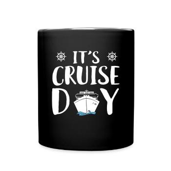 C’est cruise day Cruise Shirt Gift - Mug uni - noir - Devant