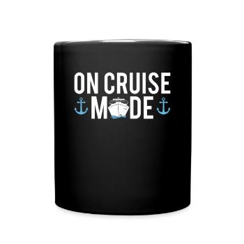 Sur Cruise Mode Chemise Cadeau Croisière - Mug uni - noir - Devant