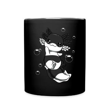 Drapeau hétérosexuel Axolotl Bunch Kawaii - Mug uni - noir - Devant
