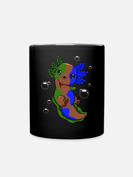 Drapeau sapiosexuel Axolotl Pile Kawaii - Mug uni - noir