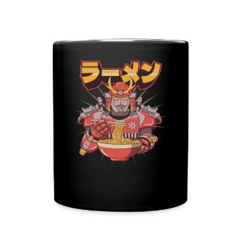 Cyborg Robot Ramen Noodles Cyber Punk Cyber - Tasse einfarbig - Schwarz - Vorne