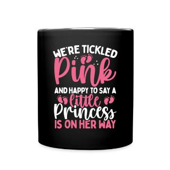Gender Reveal Party Announcement Its a Girl PartyG - Tasse einfarbig - Schwarz - Vorne