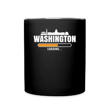 Horizon de Washington - Mug uni - noir - Devant