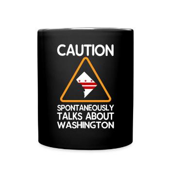 Horizon de Washington - Mug uni - noir - Devant