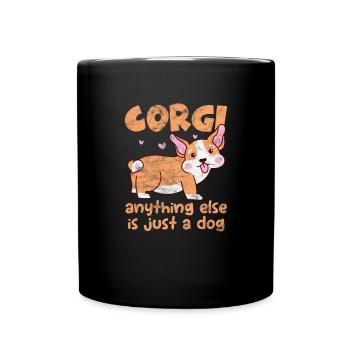 Welsh Corgi Dog Dog Dog Race Cadeau - Mug uni - noir - Devant