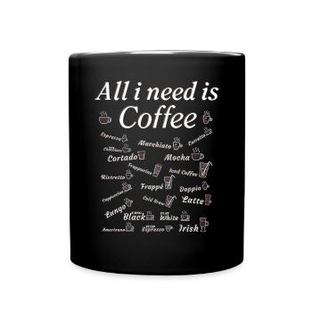 Coffee Collection Coffee Drinker Coffee Lovers - Full Colour Mug - black - Front