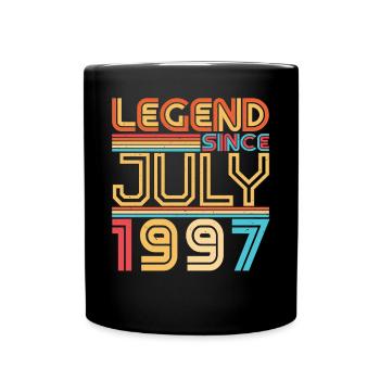 Mois de naissance Juillet 1997 - Mug uni - noir - Devant