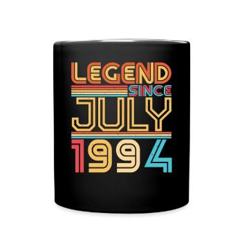 Baujahr Juli 1994 - Tasse einfarbig - Schwarz - Vorne