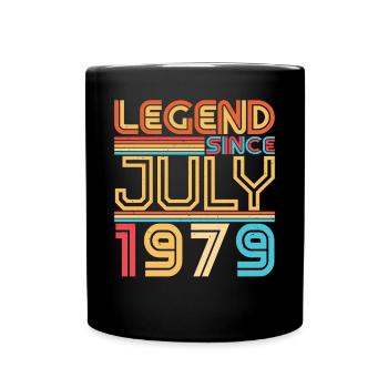 Né en juillet 1979 - Mug uni - noir - Devant