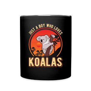 Koala Jeune Ours Koala - Mug uni - noir - Devant