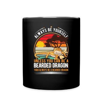 Bearded Dragon Gift Bearded Dragon - Full Colour Mug - black - Front