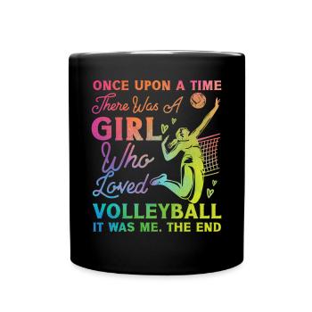 Joueuse de volleyball Équipe Fille - Mug uni - noir - Devant