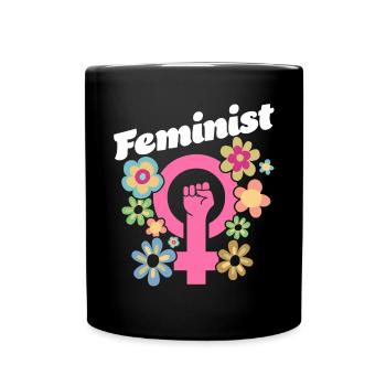 Female Womens Rights Female - Tasse einfarbig - Schwarz - Vorne