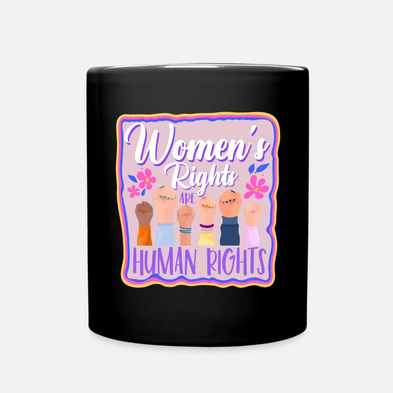 Feminin Womens Rights Social - Tasse einfarbig - Schwarz