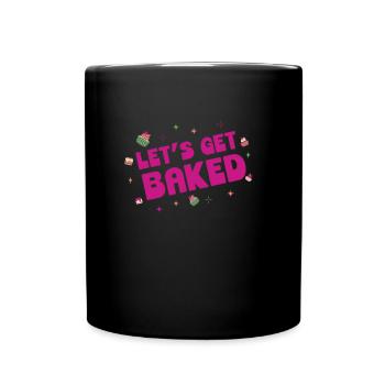 Baking cakes Baker Design n Dessert lovers - Full Colour Mug - black - Front