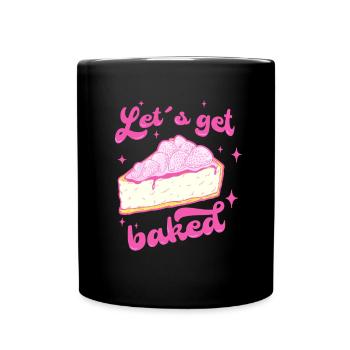 Baking cakes Baker Design n Dessert lovers - Full Colour Mug - black - Front