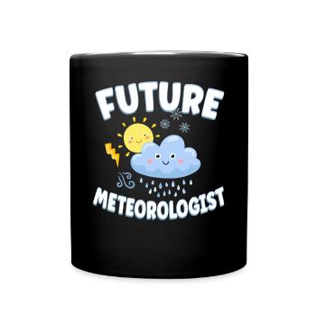 Meteorologist Weather Forecast - Full Colour Mug - black - Front