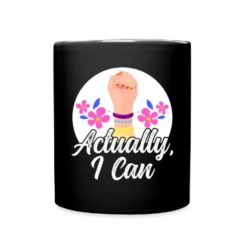 Feminist Womens Rights Female - Tasse einfarbig - Schwarz - Vorne