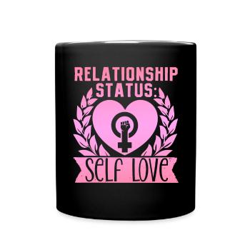 Feminist Womens Rights Female - Tasse einfarbig - Schwarz - Vorne