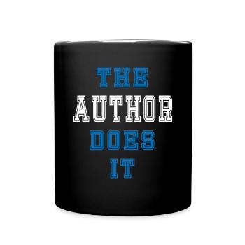 The Autor does it Autor Geschenk - Tasse einfarbig - Schwarz - Vorne