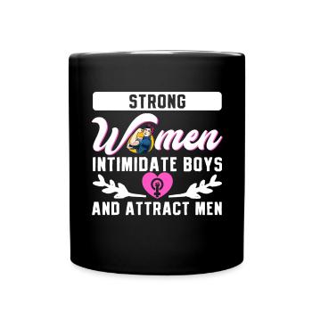 Feminist Womens Rights Female - Tasse einfarbig - Schwarz - Vorne