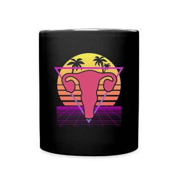 Feminist Womens Rights Female - Tasse einfarbig - Schwarz - Vorne