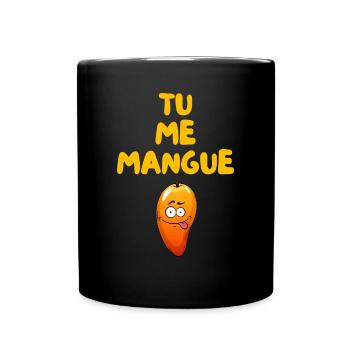 TU ME MANGUE TU ME MANQUE HUMOUR MESSAGE - Mug uni - noir - Devant